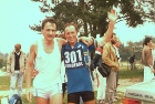 My dad & jan running another race