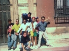 With friends in Valladolid, Spain - 1990