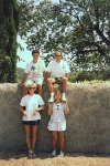 Erik Jan, Judith, Beatriz & Floris close to the Gorge du Tarn